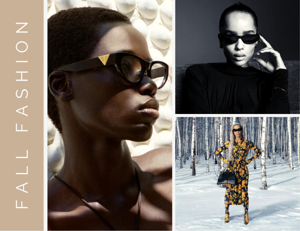 fall fashion - glasses - balenciaga - bottega - saint laurent