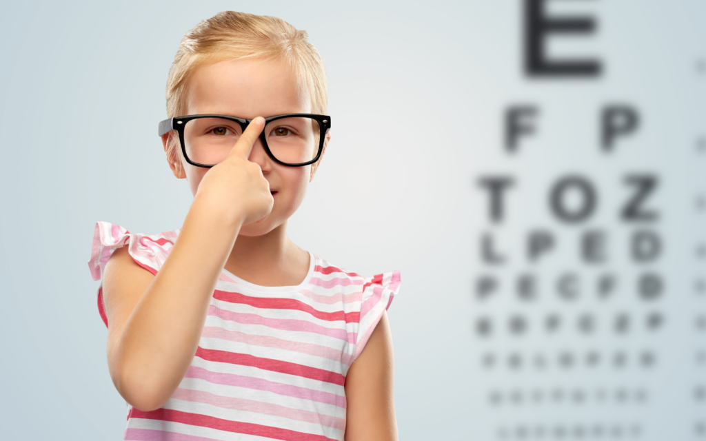 eye exams in kids - eye doctor - optometrist - children eye exam - kids eye doctor